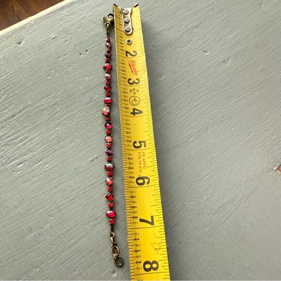 Sorrelli Crystal Brass Tone Bracelet - Picture 6 of 8